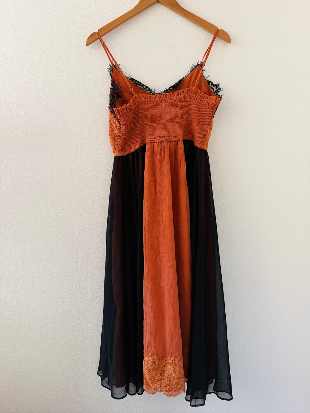 NWT Anthropologie Let Me Be Printed Boho Midi Dress Gothic Lace Bohemian - Picture 6 of 6